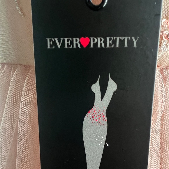 EVER PRETTY NWT MAXI A-LINE SEQUIN EMBROIDERED FORMAL EVENING DRESS - Picture 12 of 14